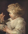 Garçon avec Oiseau Baroque Peter Paul Rubens